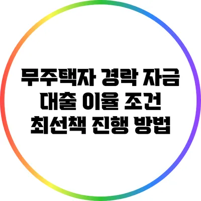 무주택자 경락 자금 대출: 이율 조건 최선책 진행 방법